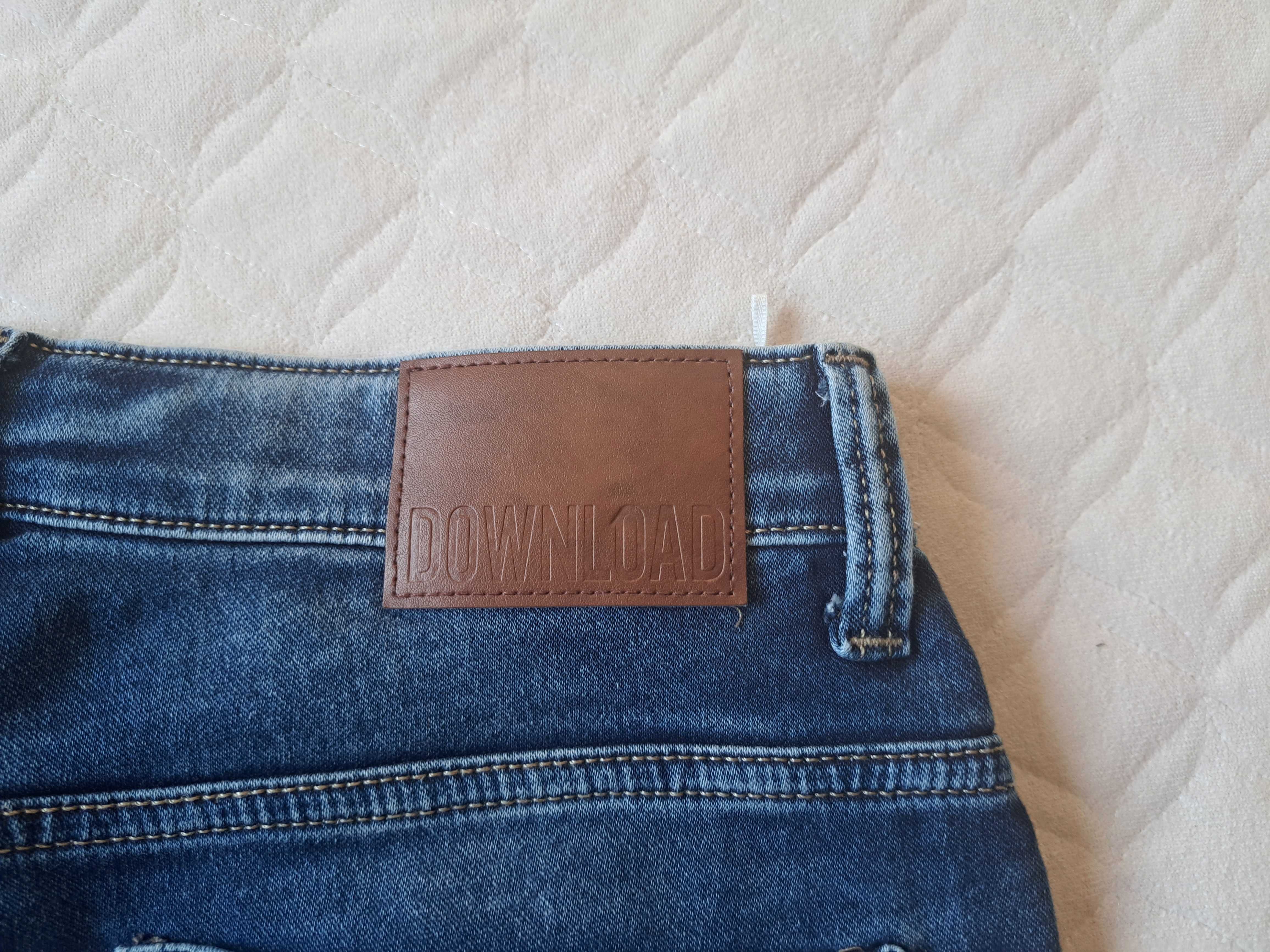 C&A spodnie krótkie jeans, spodenki 164