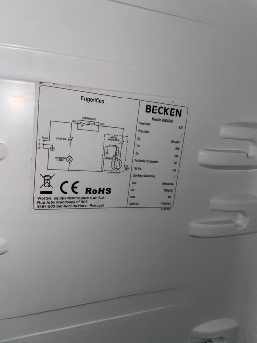 Frigorifico Becken 242L