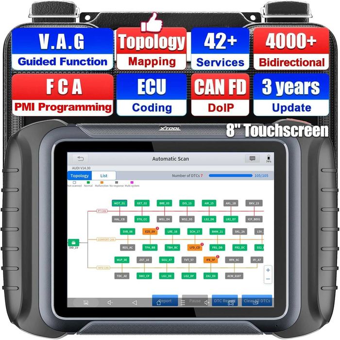 XTOOL D8S OBD2 Car Diagnostic Tool  универсальный