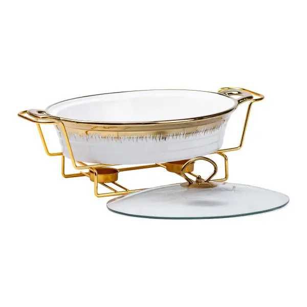 ХИТ СЕЗОНА! Мармит керамичесий на металлической подставке с подогревом