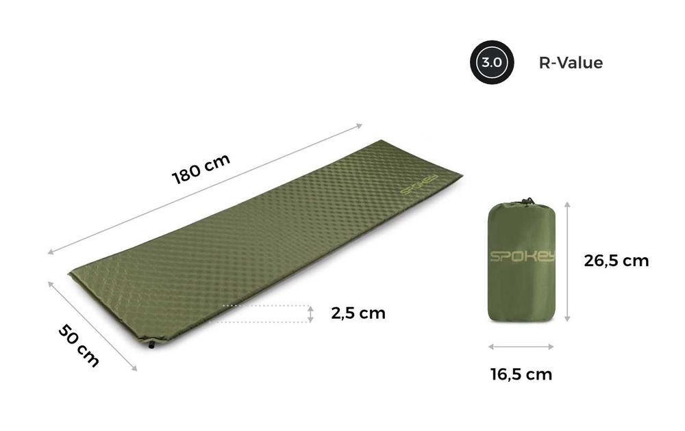 Mata samopompująca Spokey AIR PAD idealna pod kemping
