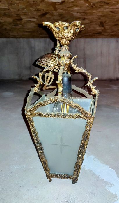 Lanterna/Candeeiro em bronze