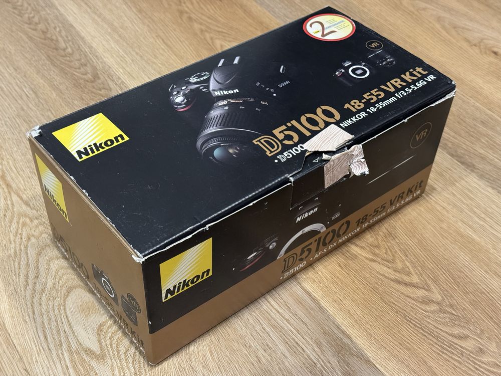 Nikon 5100 Kit AF-S DX 18-55mm VR з сумкою-чохлом