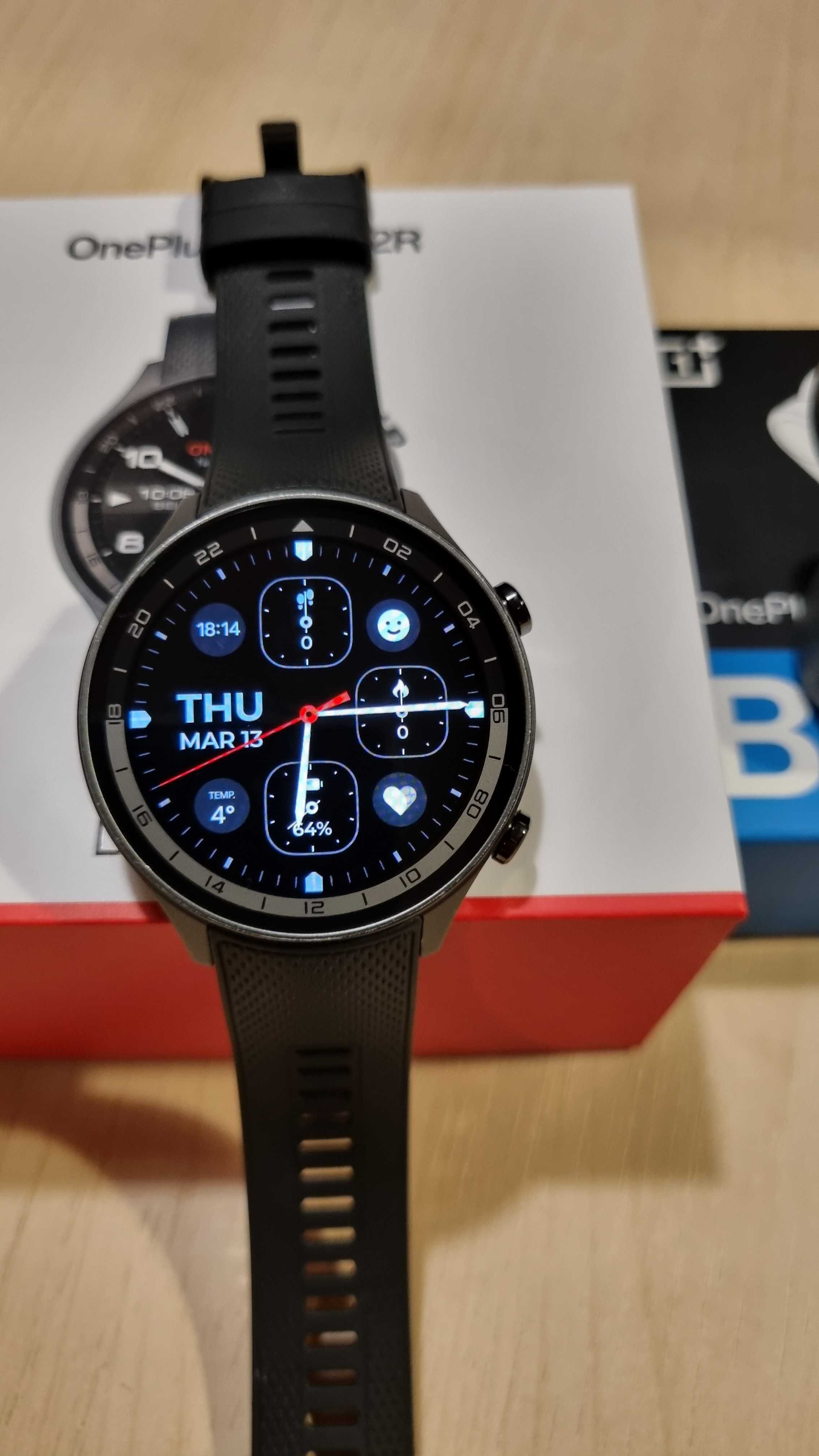 Smartwatch zegarek One Plus Watch 2R jak nowy słuchawki Nord Buds2