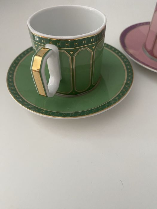 Swarovski x Rosenthal 2x Filiżanki + Spodek