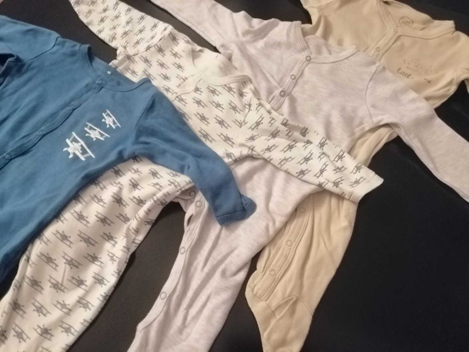 4 sztuki (1,50zł/szt) ZESTAW pajacyki dla niemowlaka 74/80