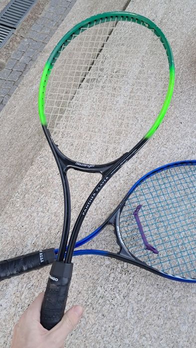 Raquetes squash dunlop e artengo