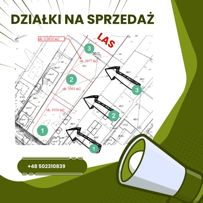 Działka na sprzedaż - ŁAPY