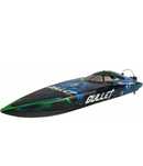 Amewi 26097 RC Speedboot Bullet V4 740 mm 4s bezszczotkowy ARTR, niebi