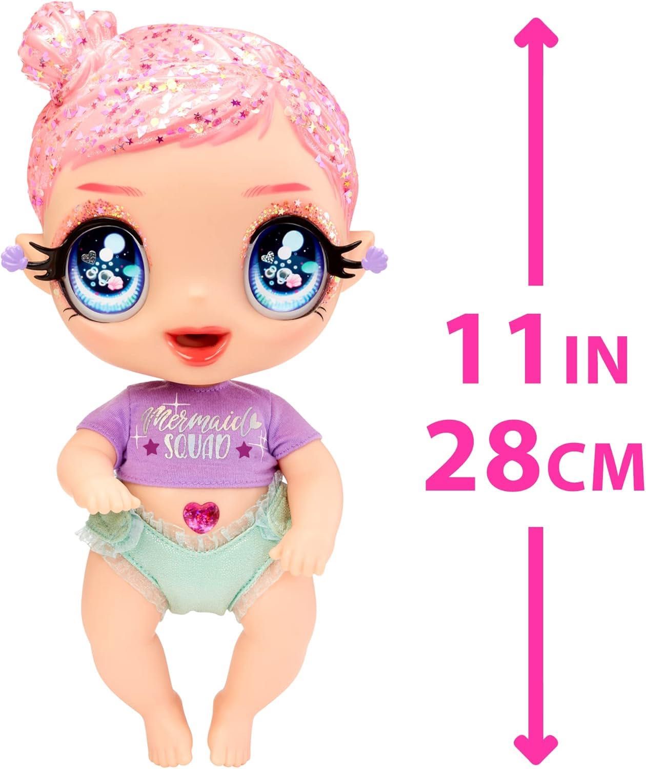 Кукла меняющая цвет Glitter Babyz Dreamia Stardust Baby Doll