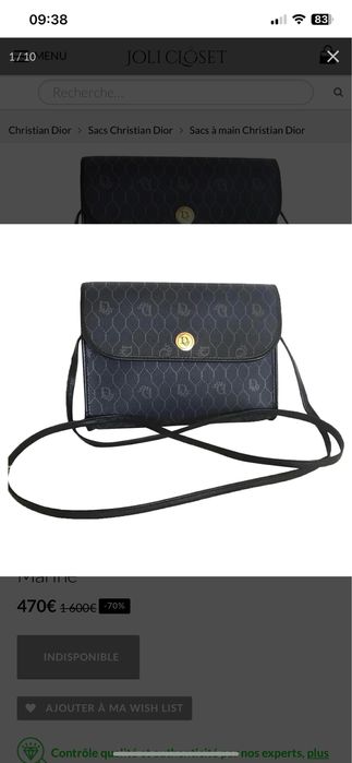 Клач вінтажний Dior оригінал