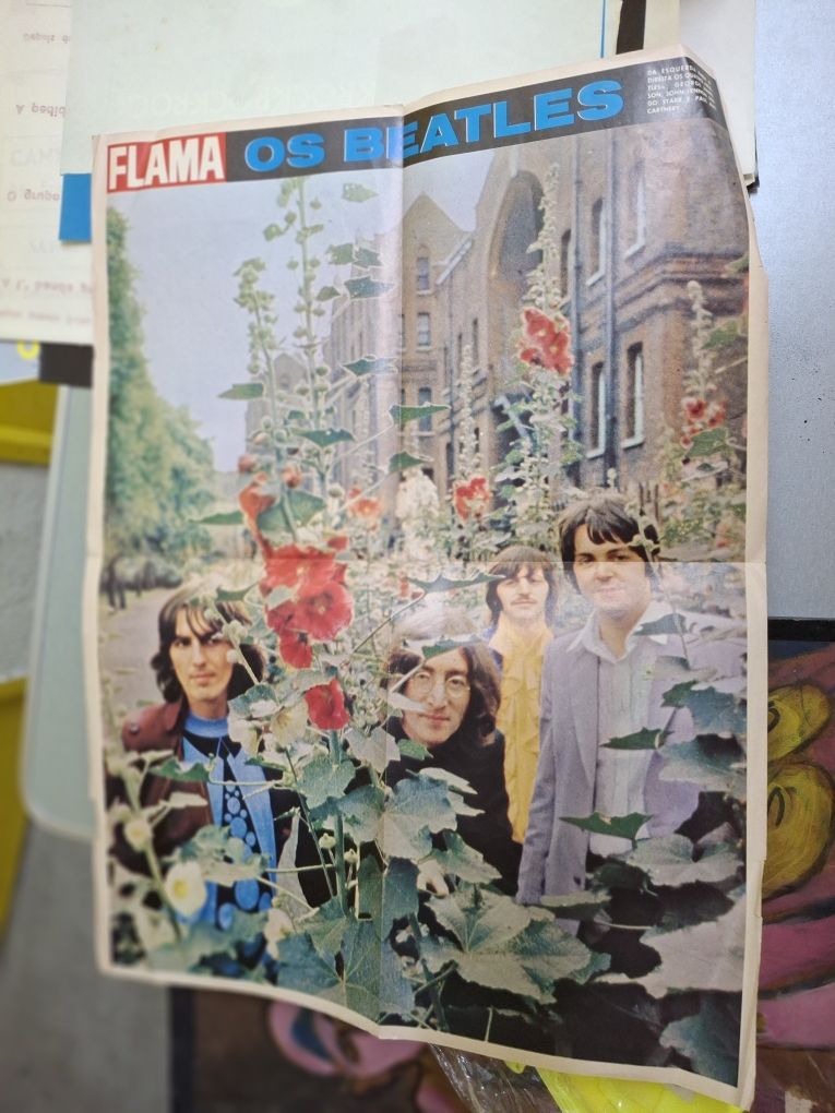 Poster revista Flama Beatles
