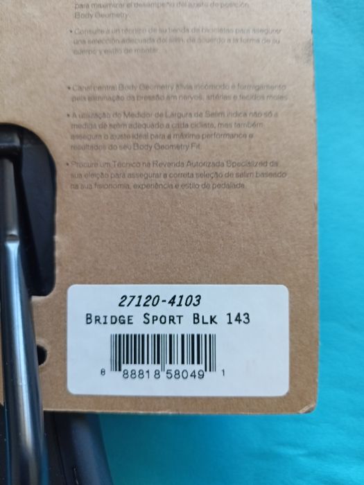 Siodełko rowerowe Specialized Bridge Sport 143 MTB Gravel szosowe