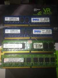 Оперативная память ddr2  4х1Gb рабочий комплект