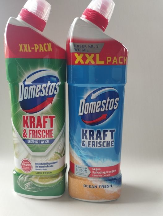 Domestos płyn do czyszcenia WC 1 L x 2 szt