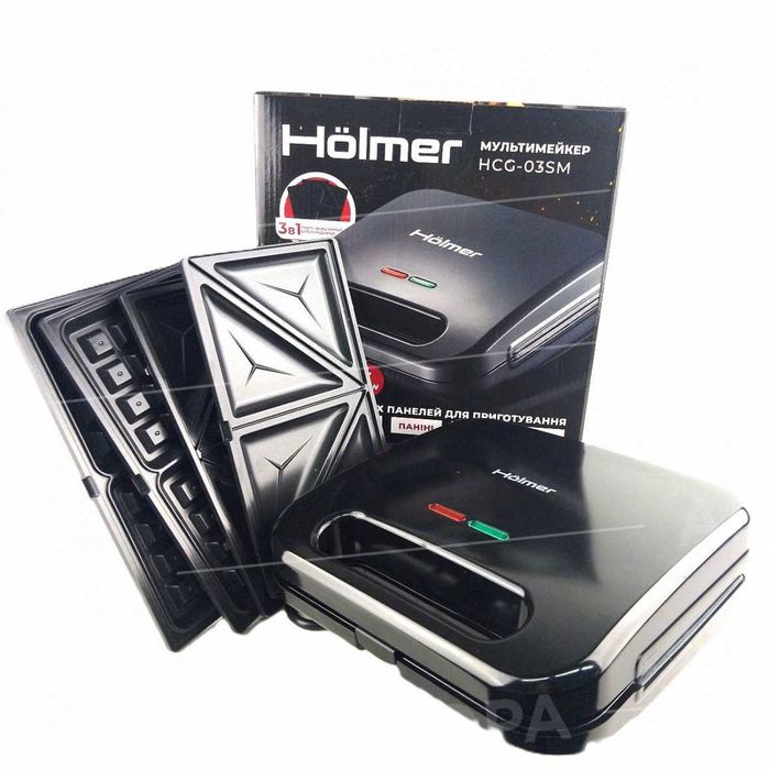 Мультимейкер Hоlmer HCG-03SM чорний 800Вт