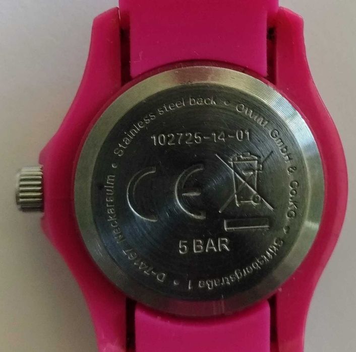 Relógio resistente água