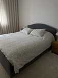 Cama de casal com arrumacao  (colchao 160cm)