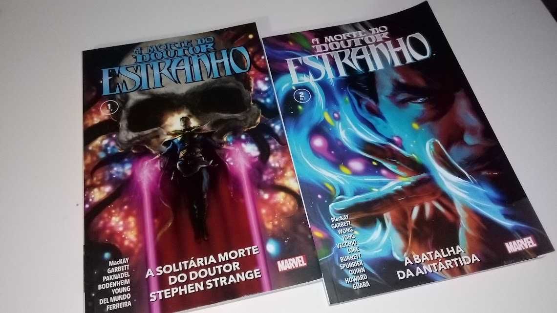 A Morte do Doutor Estranho Volumes 1 e 2 - Panini Comics