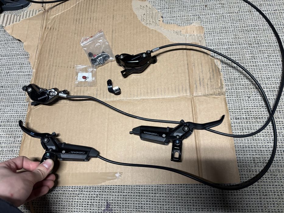 Hamulce Sram Code Silver Stealth RSC MTB DH Enduro Trail rowerowe