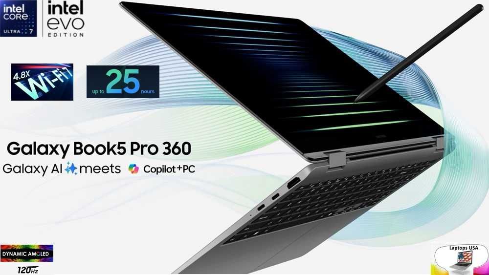 Samsung Galaxy Book5 Pro 360 (16',3K,16GB, i7 Core S2,1 TB SSD)