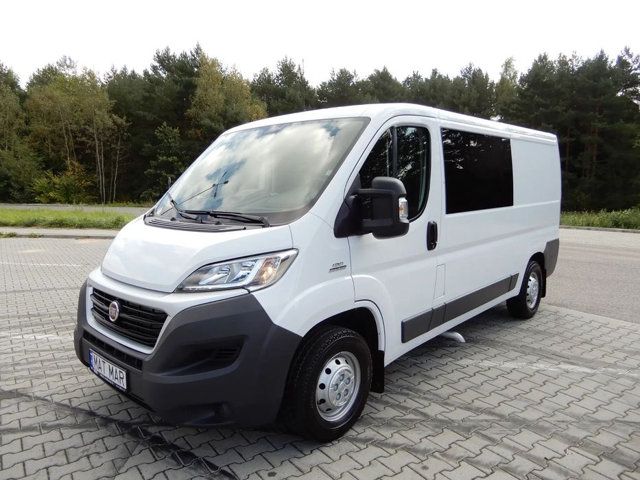 Fiat Ducato 2.3 MultiJet 130 Km Bez AdBlue 9-Cio Osobowy L1H1 Furgon Blaszak Klima