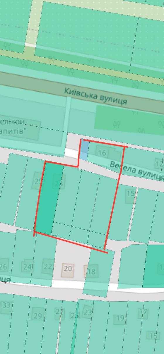 Продаж земельна ділянка Запитів 75 сот