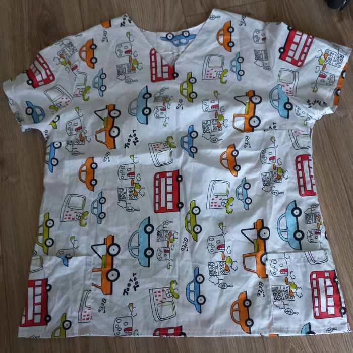 bluza medyczna -samochody-XXXL