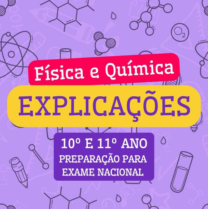 Explicações Física e Química - Ensino Secundário (10º e 11º ano)