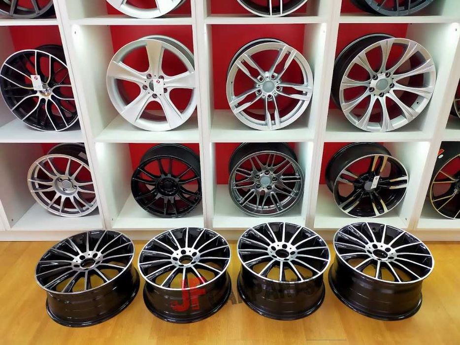 Jantes Look Mercedes-Benz Turbina 19" Preto/Polido