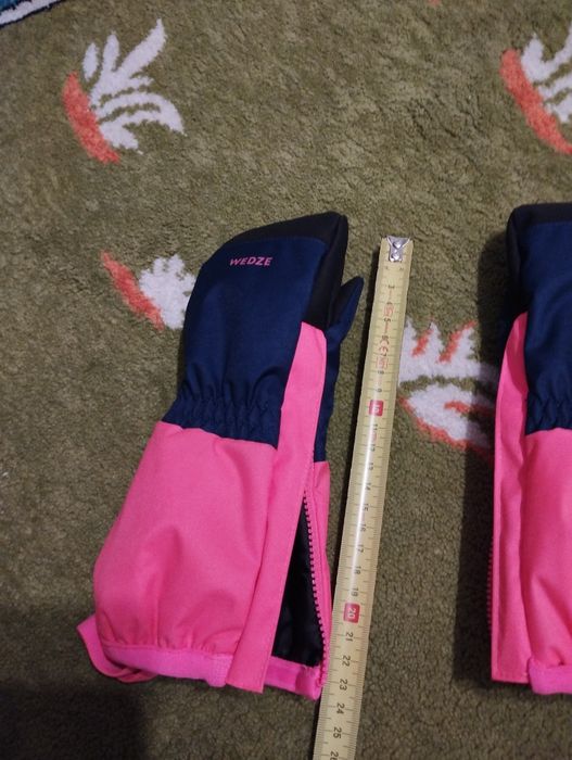 Rękawiczki zimowe dziecięce dla dziewczynki wedze Decathlon