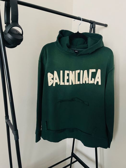 Hoodie Balenciaga Green S-XXL