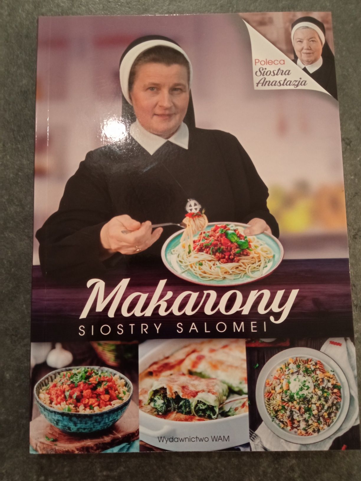 Książka kucharska przepisy Makarony Siostry Salomei nowa