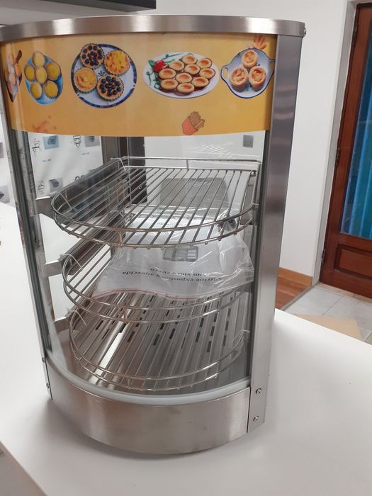 Vitrine Expositora Aquecida com Vidro Curvo *NOVA