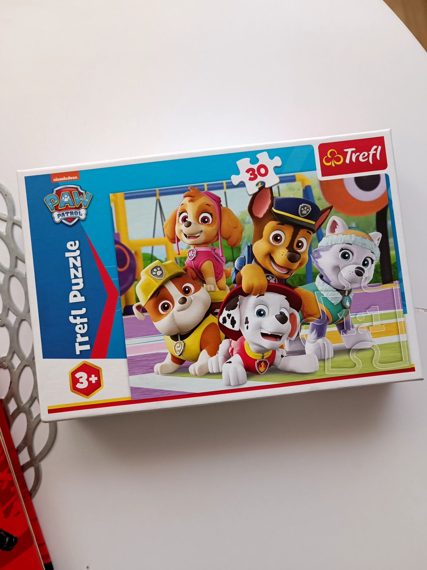 Zestaw puzzli Psi patrol, książka z puzzlami , paw patrol