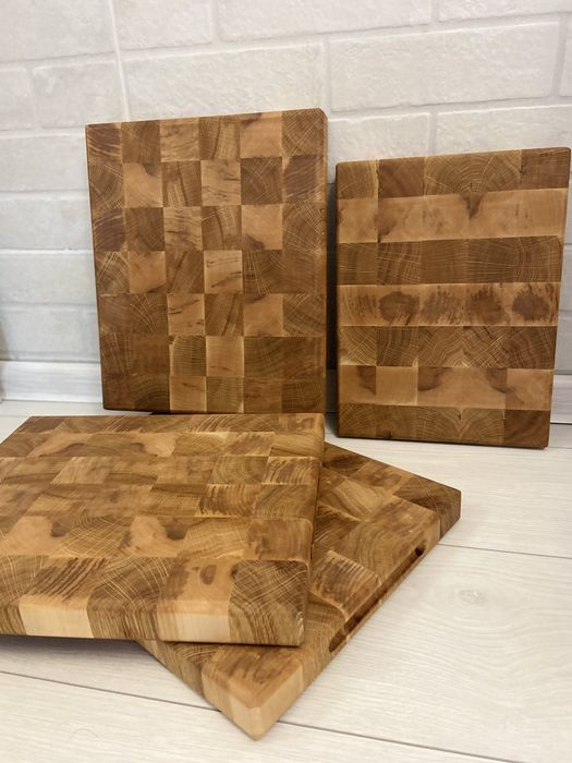 Кухонна торцева обробна дошка з дуба. Торцеві обробні дошки. 25*30*3.5