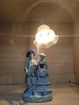 Porcelanowa Figurka, Lampka Nocna,