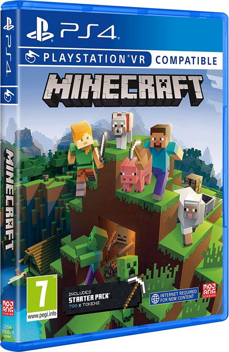 Minecraft + Pakiet Startowy PL/ENG (PS4) Gra nowa w folii