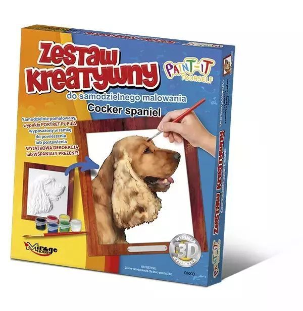 Zestaw kreatywny. Cocker spaniel. Mirage