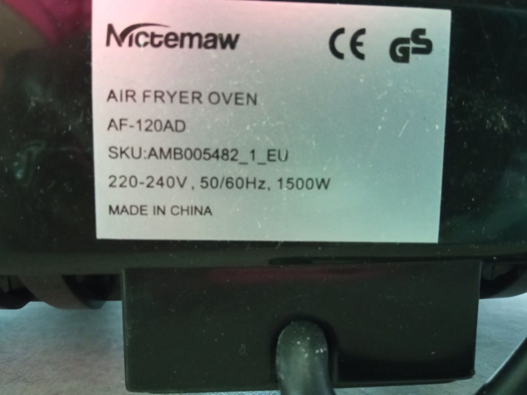 Frytkownica beztłuszczowa piekarnik podgrzewacz 1500 w