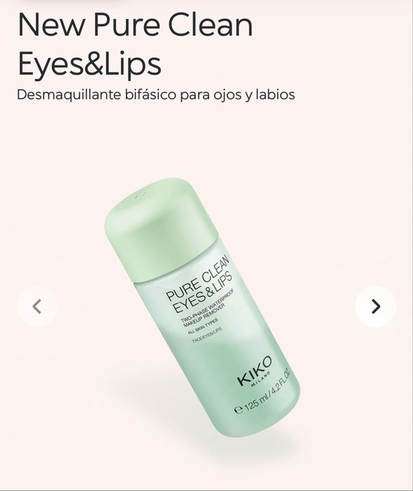 Змивка для очей і губ Kiko