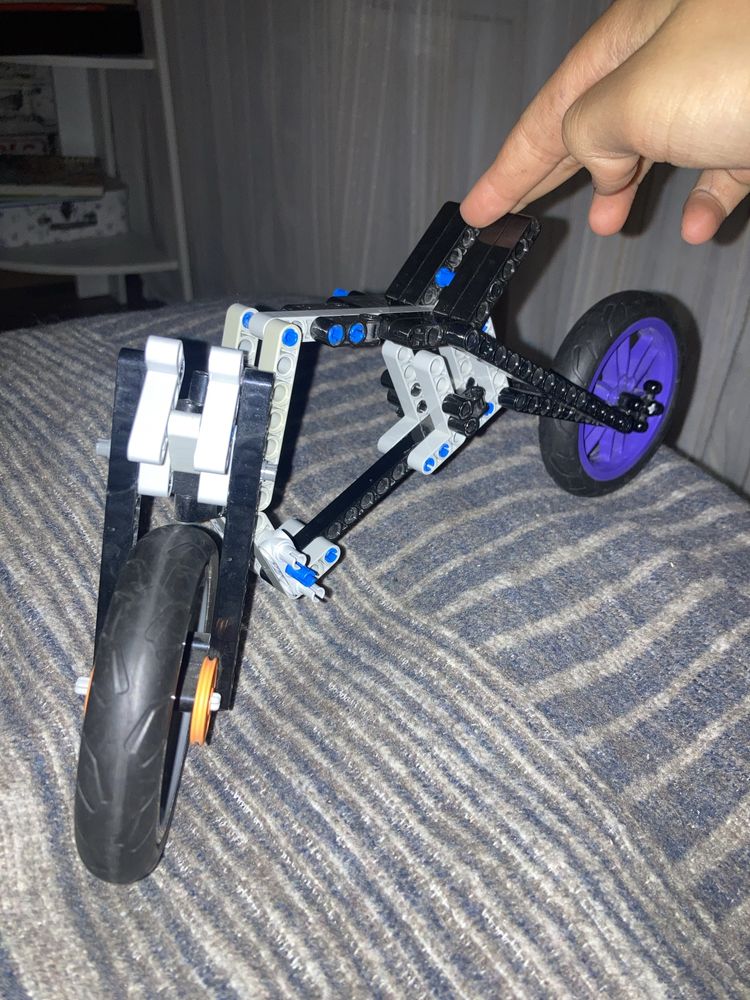 Custom lego motorbike