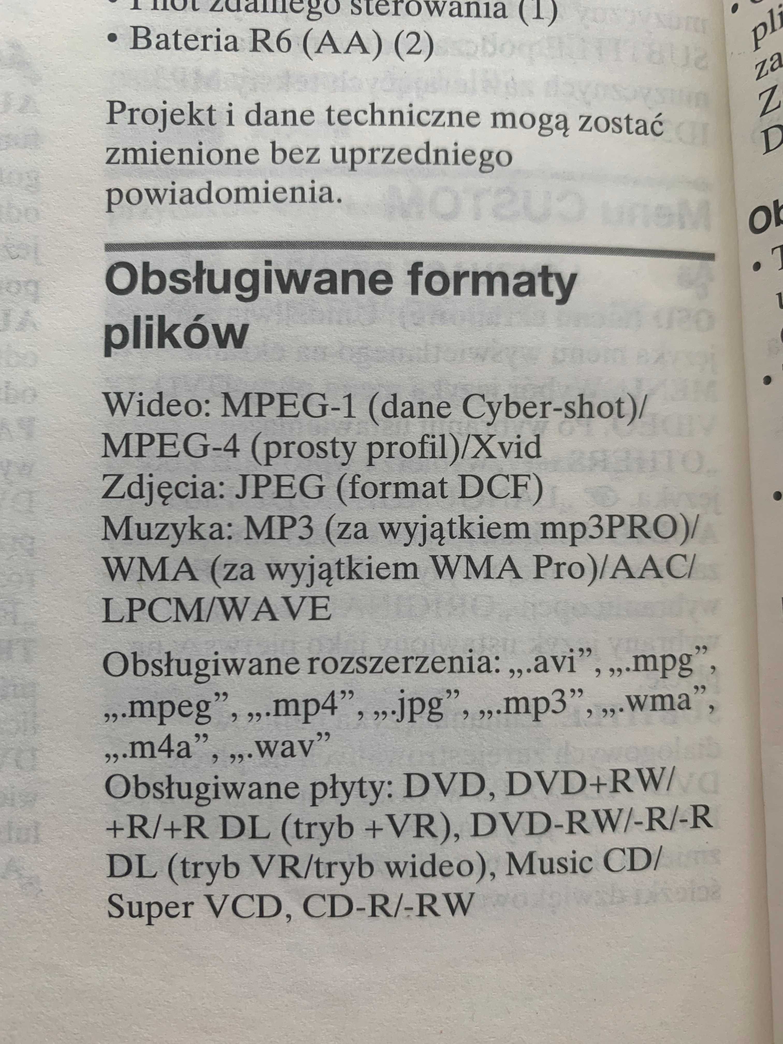 Odtwarzacz SONY BVP-SR170 DVD Zestaw Stan Jak Nowy