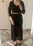 Sweter czarny Makalu rozm. 36