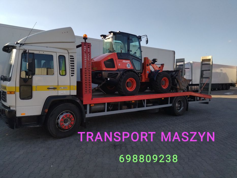 Transport, laweta, przewóz maszyn rolniczych,budowlanych,ciężarowych