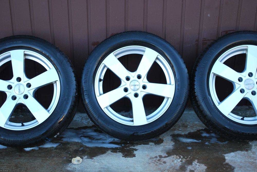 Koła 225/55 R17 5x115 Alufelgi + opony zimowe 7Jx17H2 ET43 70,1mm