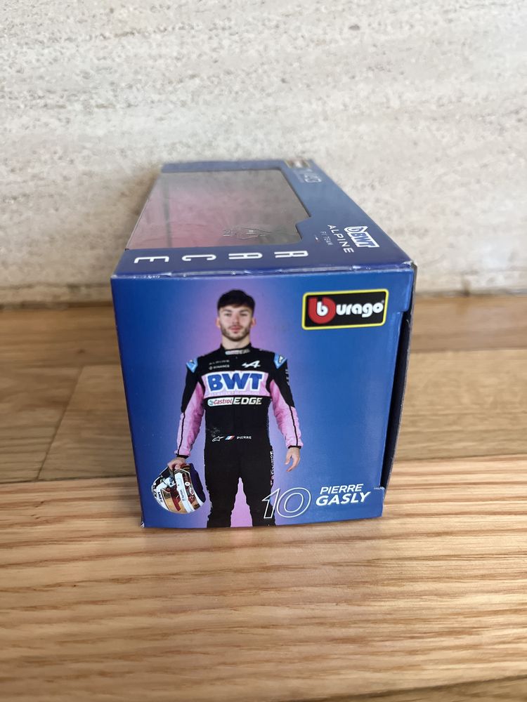 Miniatura do carro da alpine do gasly do campeonato de 2023