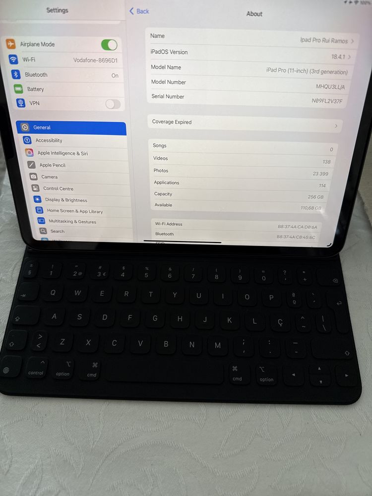 Ipad  Pro 11 ( 3rd Generation) + teclado + apple pencil
