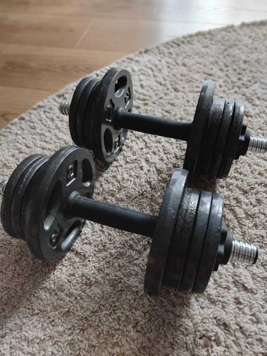 Hantle Sztangielki z Obciążeniem 2 x 11 kg