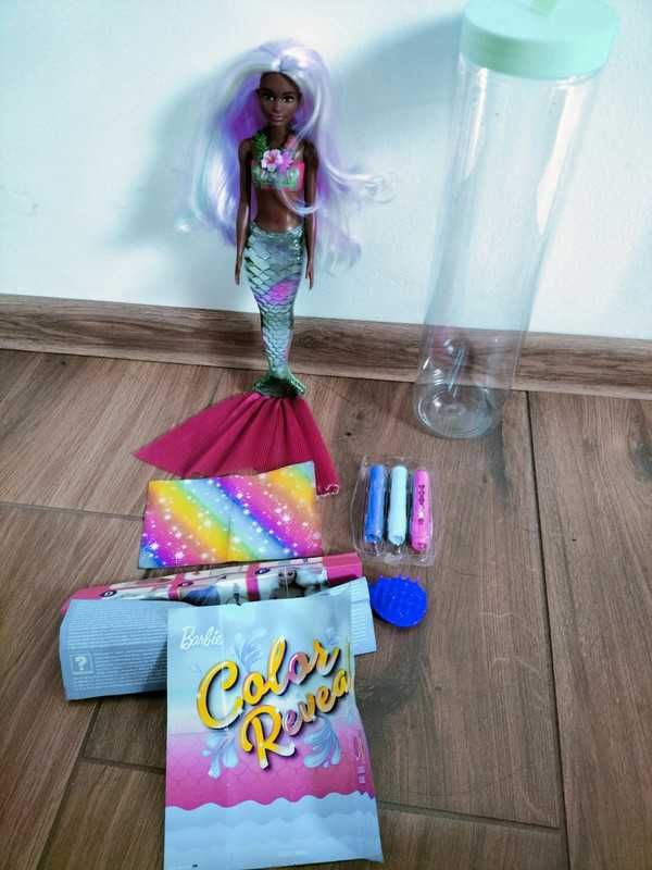 Barbie color Reveal syrenka